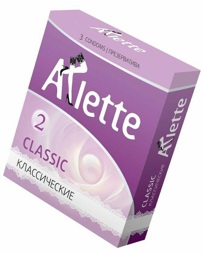 Классические презервативы Arlette Classic - 3 шт. 159324 цвет не указан Arlette