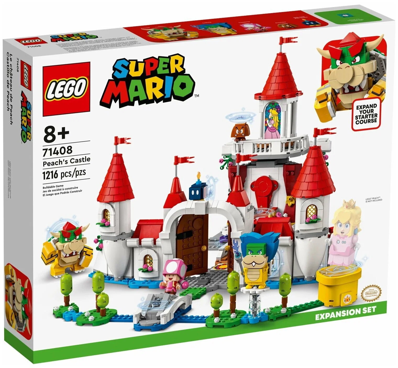 Конструктор LEGO 71408 Super Mario Персиковый замок