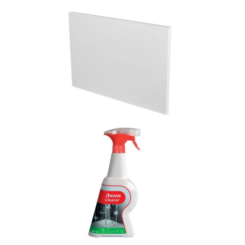 фото Комплект SAN71 Торцевая панель для ванны Berges Wasserhaus 80 051007 Белая + чистящее средство