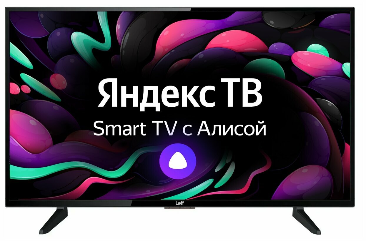 Телевизор Leff 43F520T LED (2020) на платформе Яндекс.ТВ, черный