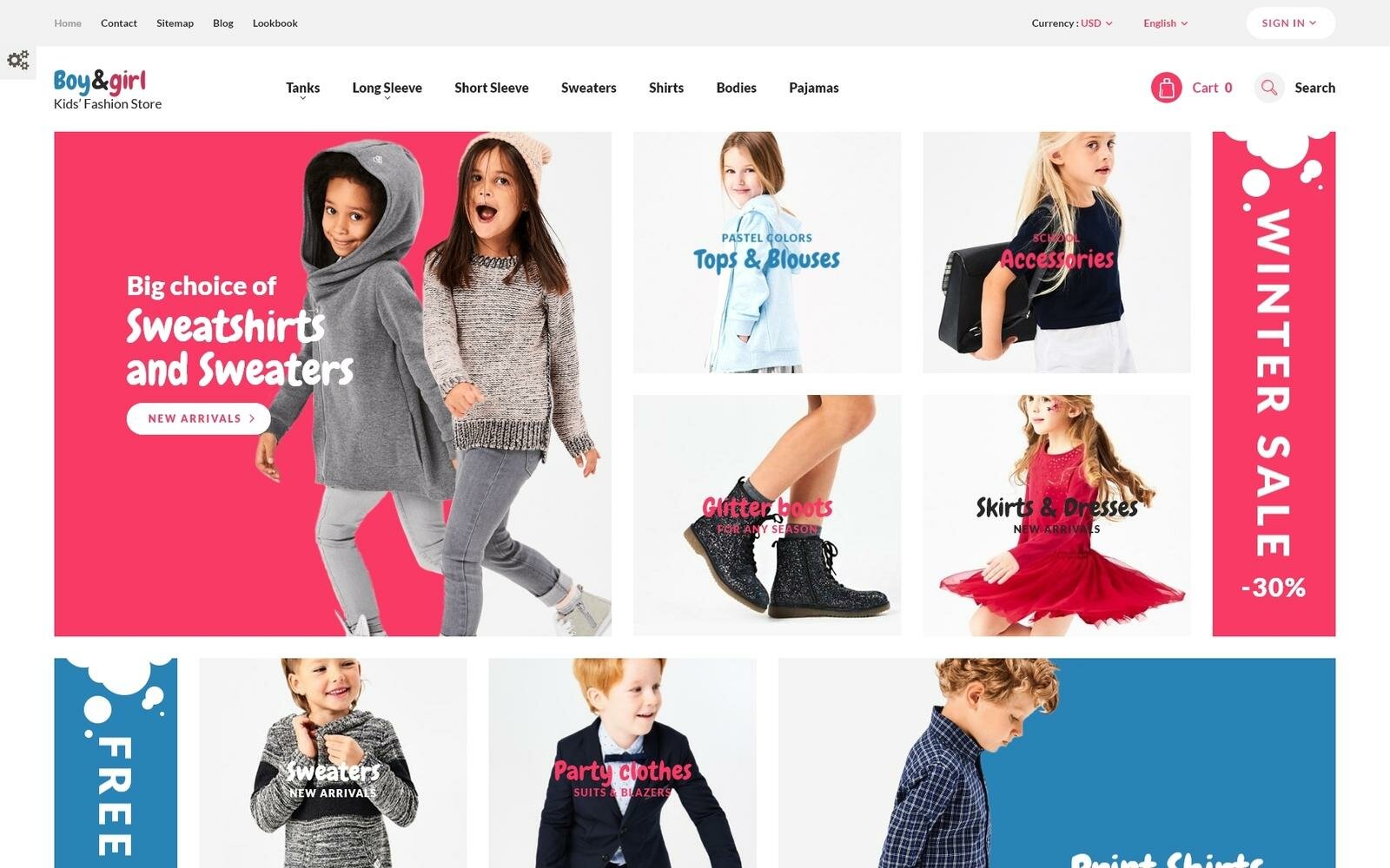 Boy&Girl - Kids Fashion Responsive Тема PrestaShop