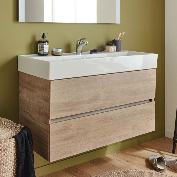 фото Тумба под раковину Jacob Delafon Tolbiac 100 EB2383-E75 дуб давос