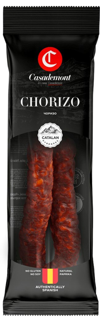 Сыровяленая колбаса Chorizo Чоризо Черкизово 200 г (0.2 кг) - фотография № 2