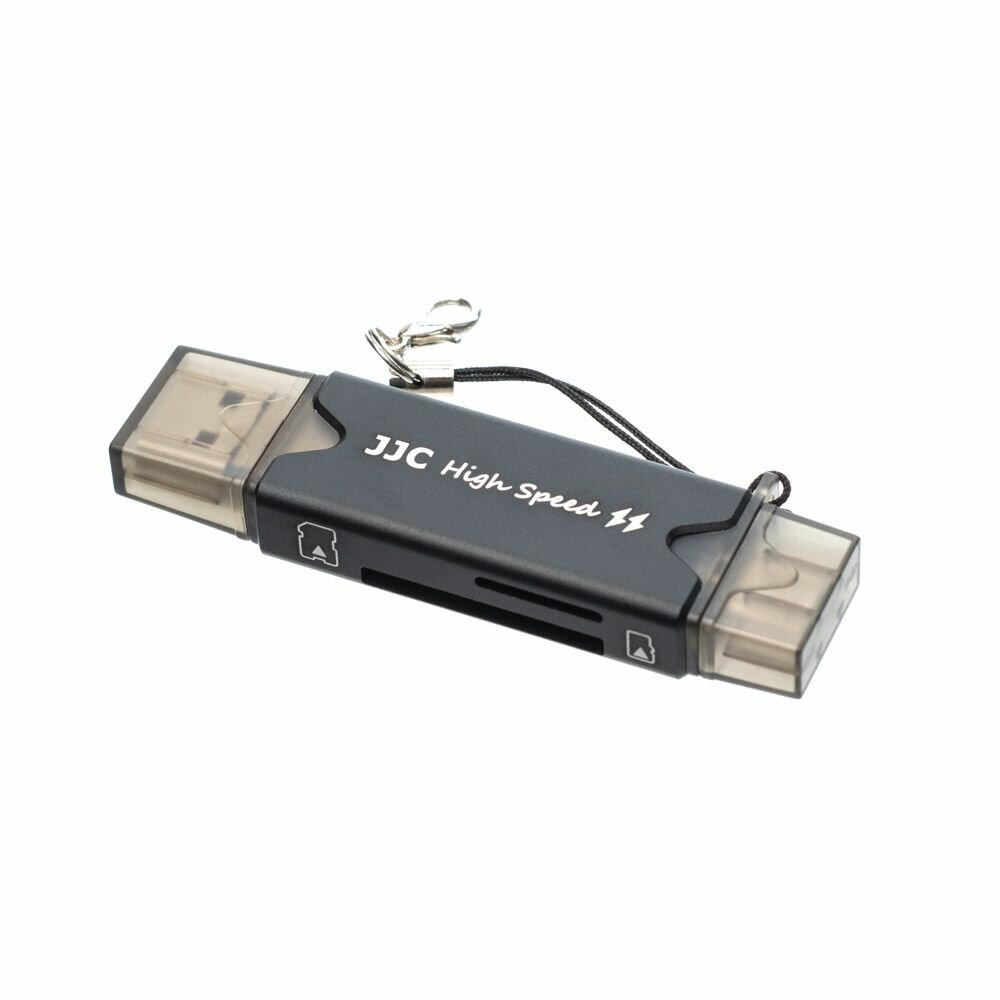 Кардридер JJC CR-UTC3 USB3.0 OTG USB-A Micro USB USB Type-C - SD MicroSD