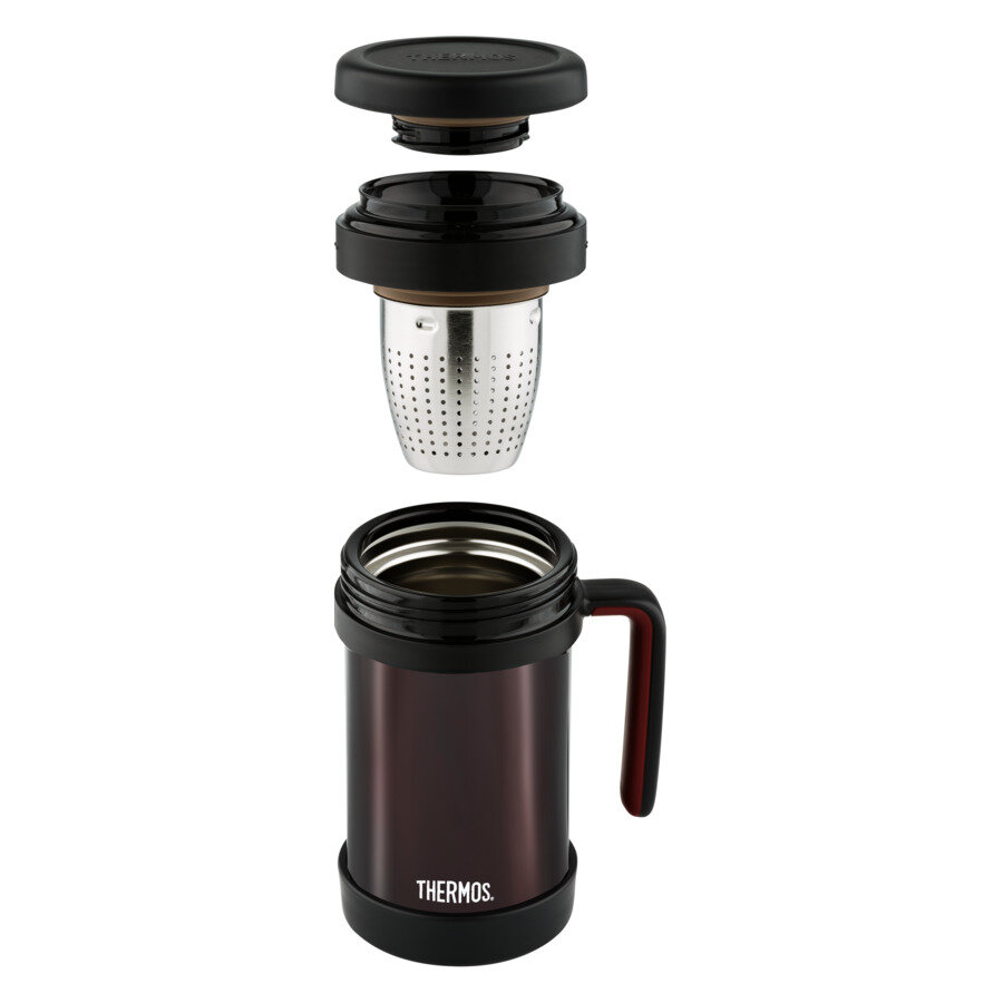 Термос из нерж. стали с ситом тм THERMOS TCMF-501 0.5L - фотография № 3