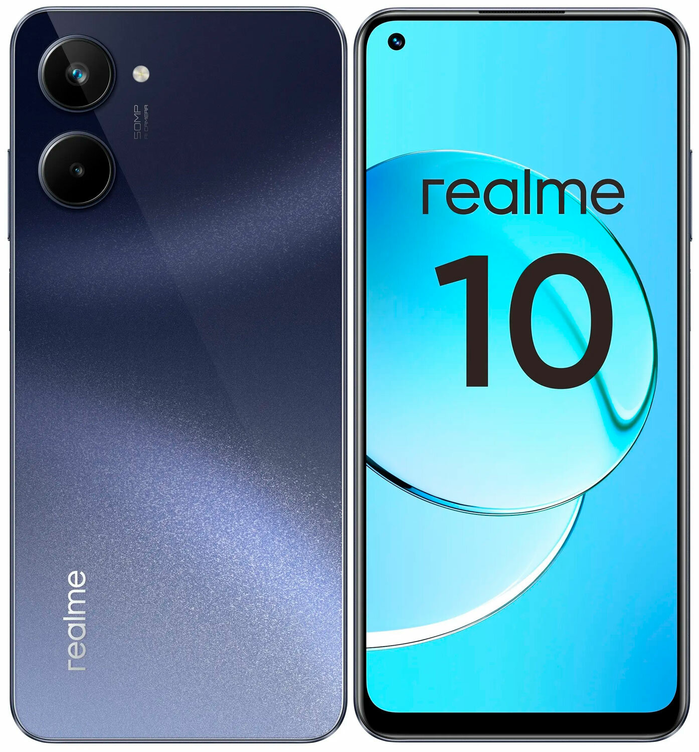Смартфон Realme 10 RMX3630 128Gb 4Gb черный 3G 4G