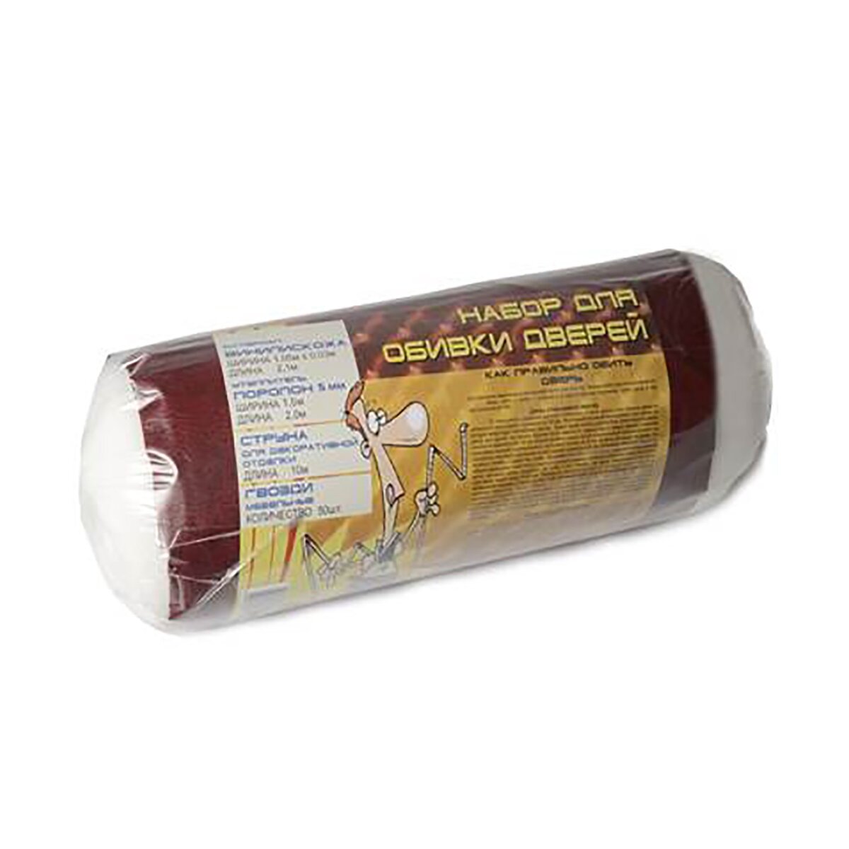 фото Комплект для обивки двери с поролоном Политекс, 5 мм, серый