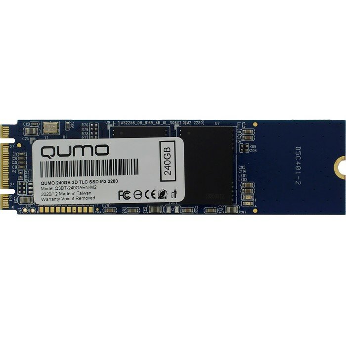 Qumo Накопитель SSD QUMO Novation Q3DT-240GAEN-M2, 240Гб, PCI-E x4, M2