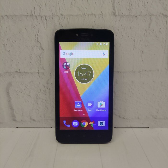 Смартфон Motorola Moto C LTE 1/8 ГБ, 1 micro SIM, черный