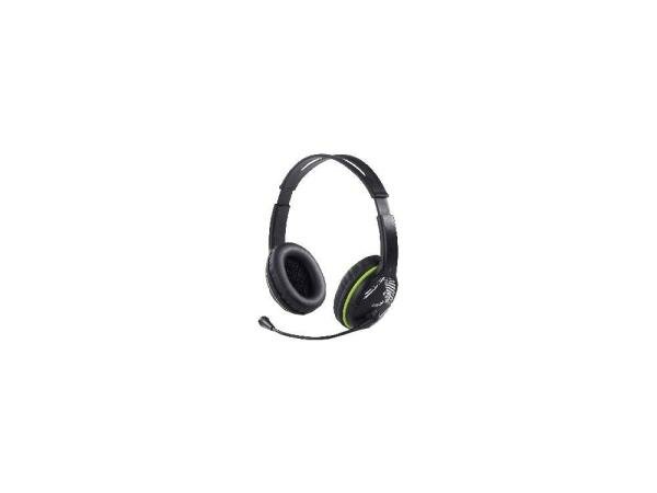 Проводная гарнитура Genius HS-400А Black-Green