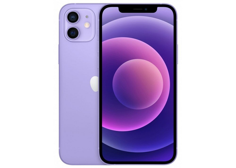Apple iPhone 12 64 ГБ, фиолетовый, purple Фиолетовый