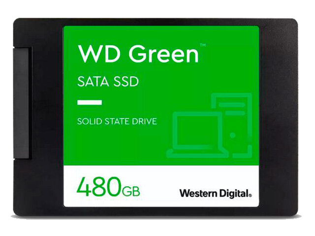 Твердотельный накопитель Western Digital Green SSD 480Gb SATA WDS480G3G0A