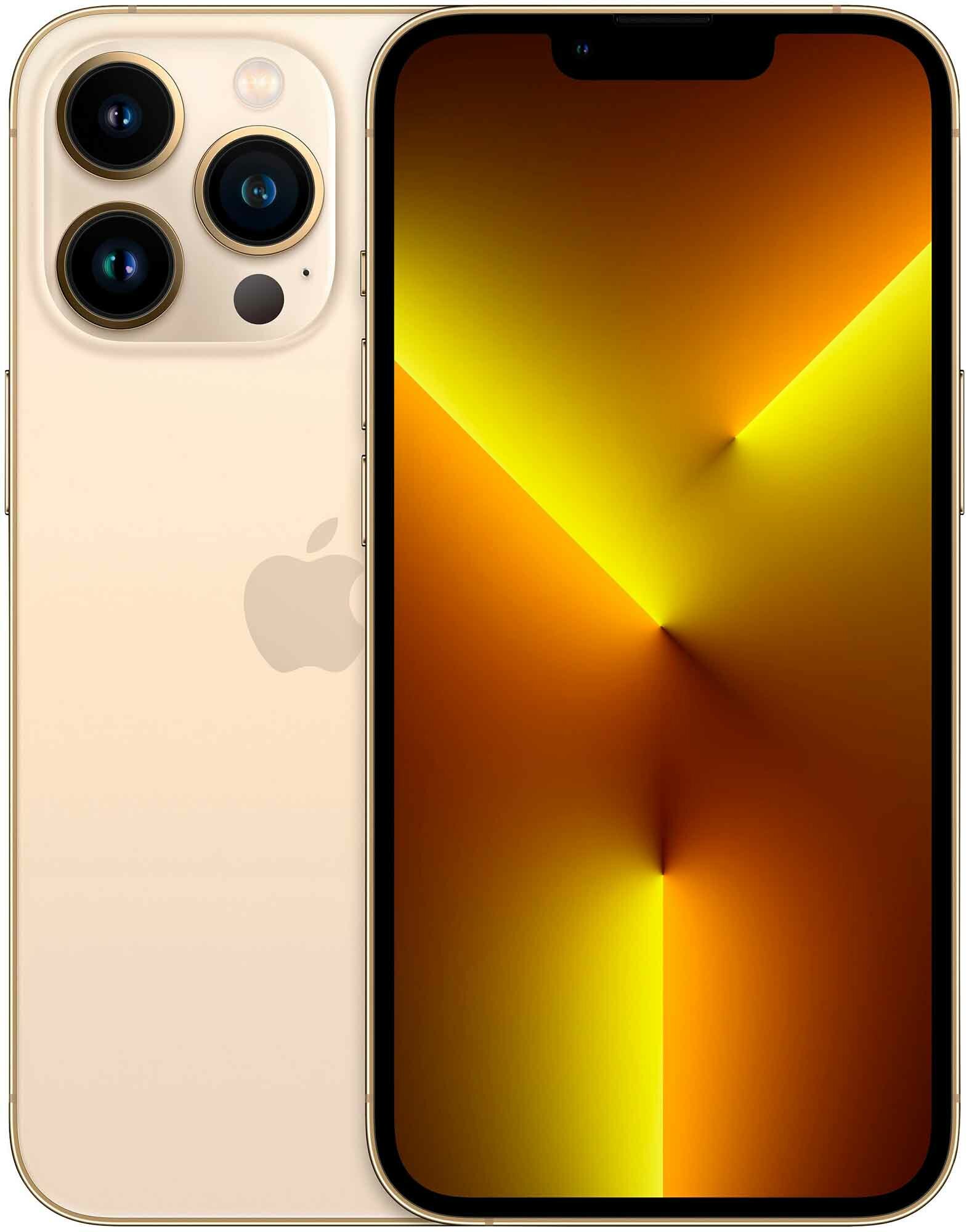 Смартфон Apple iPhone 13 Pro 128Gb золотой (MLTR3LL/A)
