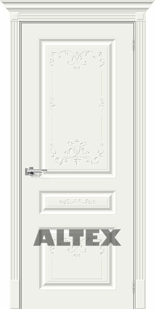 Межкомнатные двери эмаль Межкомнатная дверь эмаль Скинни-14 Аrt Whitey 2000x700