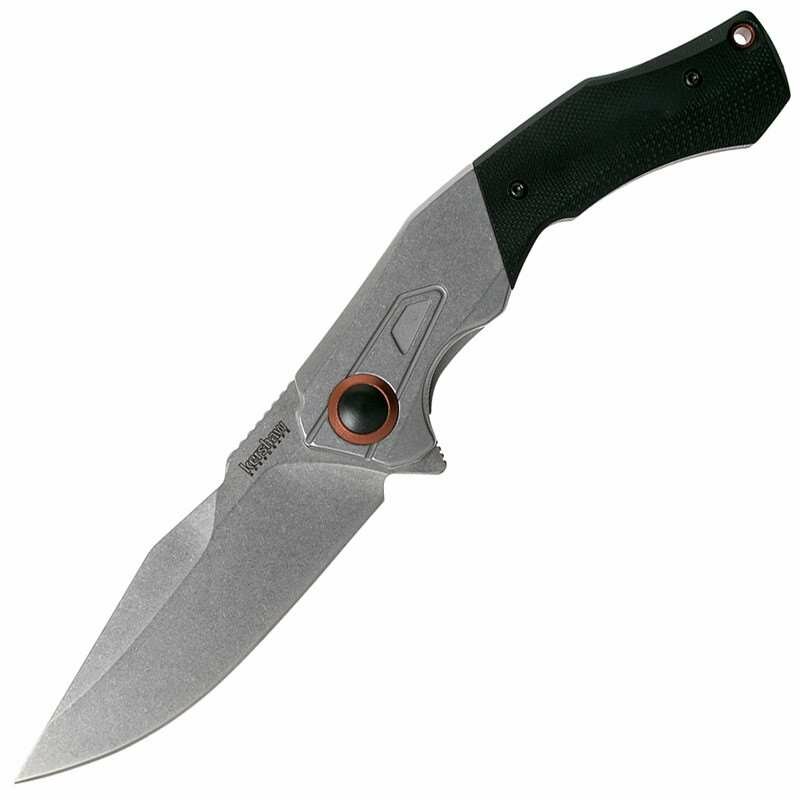 Kershaw Складной нож Payout сталь D2, рукоять G10/сталь (2075)
