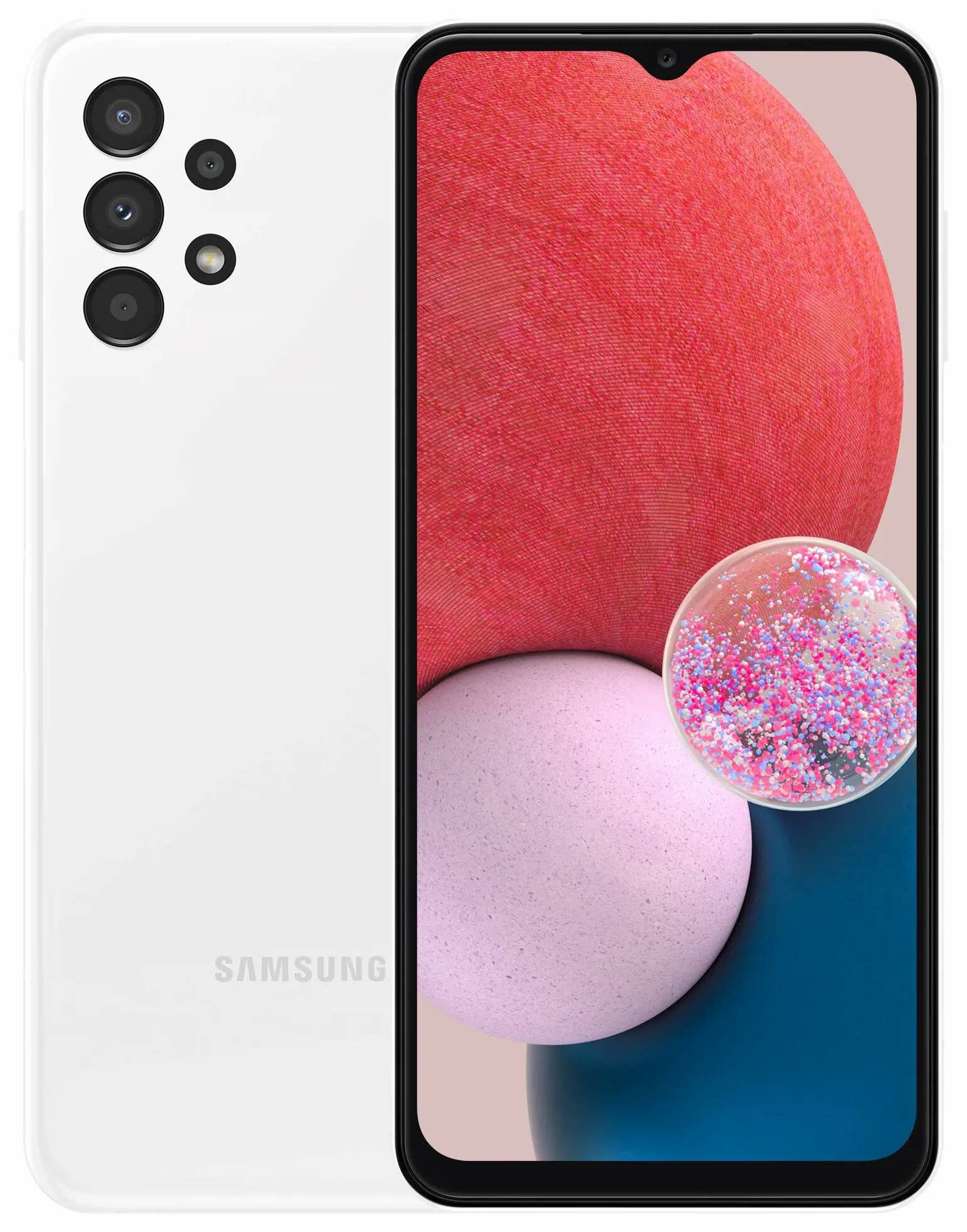 Смартфон Samsung SM-A135F Galaxy A13 128Gb 4Gb, белый