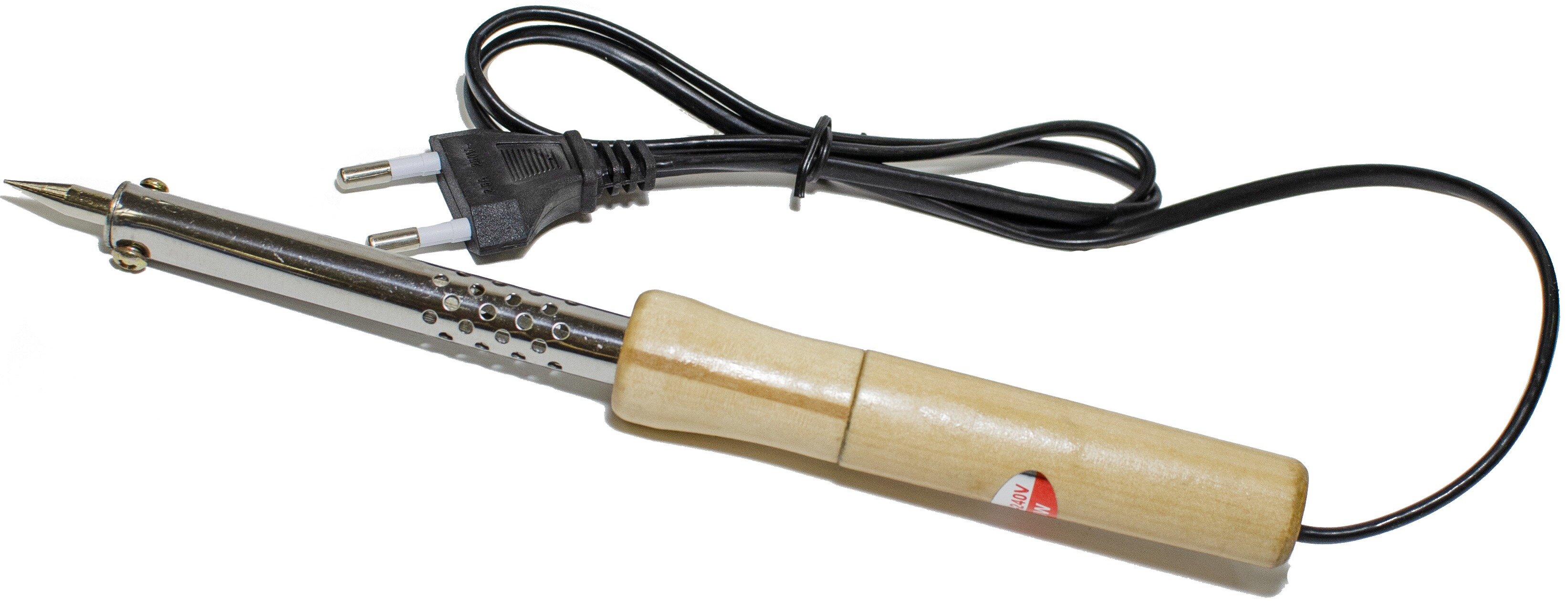 фото Паяльник MOS 60 Вт, деревянная ручка