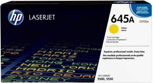 Тонер-картридж HP C9732A yellow for Color LaserJet 5500