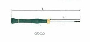 Отвертка Torx С Отверстием Ювелирная T15h Х 75 Мм FORSAGE арт. F-73707515