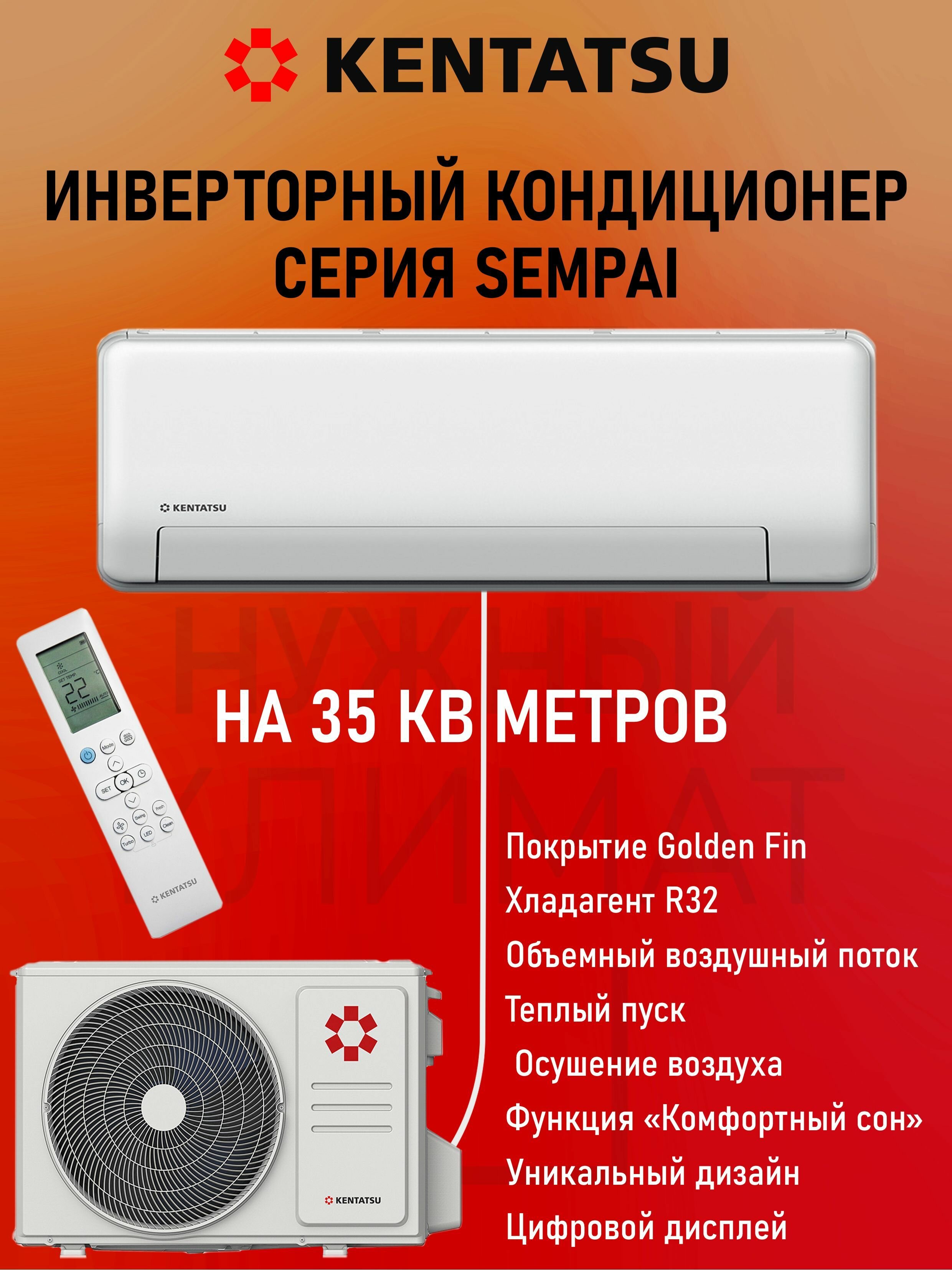 Сплит-система Kentatsu KSGP26HZRN1 / KSRP26HZRN1