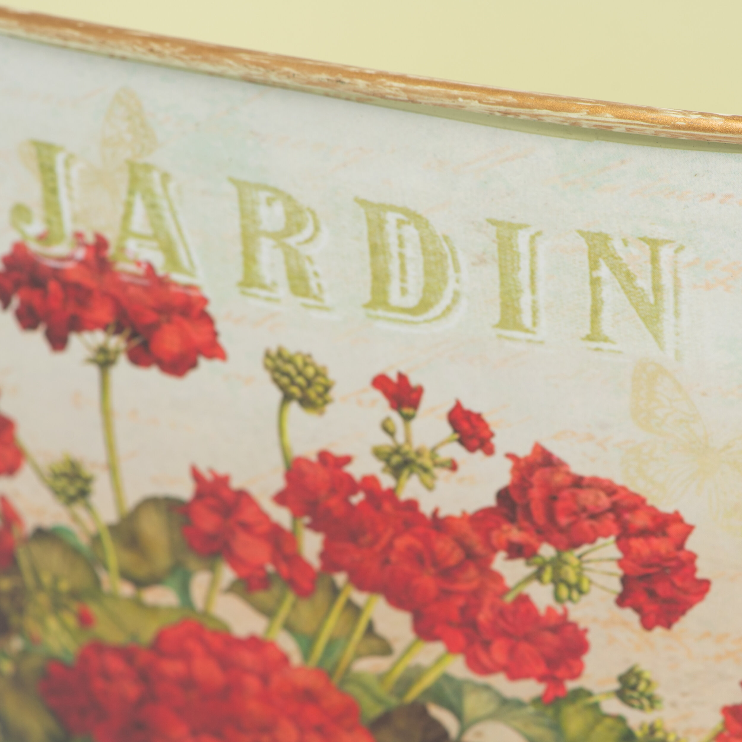 фото Кашпо Planet Garden 18,2x11,2x10,5 см металлическое алое