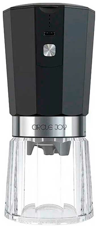 Кофемолка Circle Joy Electric Coffee Grinder CJ-EG05 Black-Silver RUS черно-серебристая