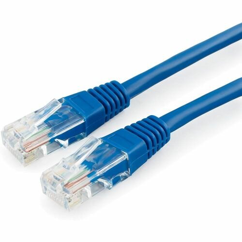 Кабель патч-корд U/UTP 5e кат. 7.5м Filum FL-U5-C-7.5M-BL 26AWG(7x0.16 мм), чистая медь, PVC, синий