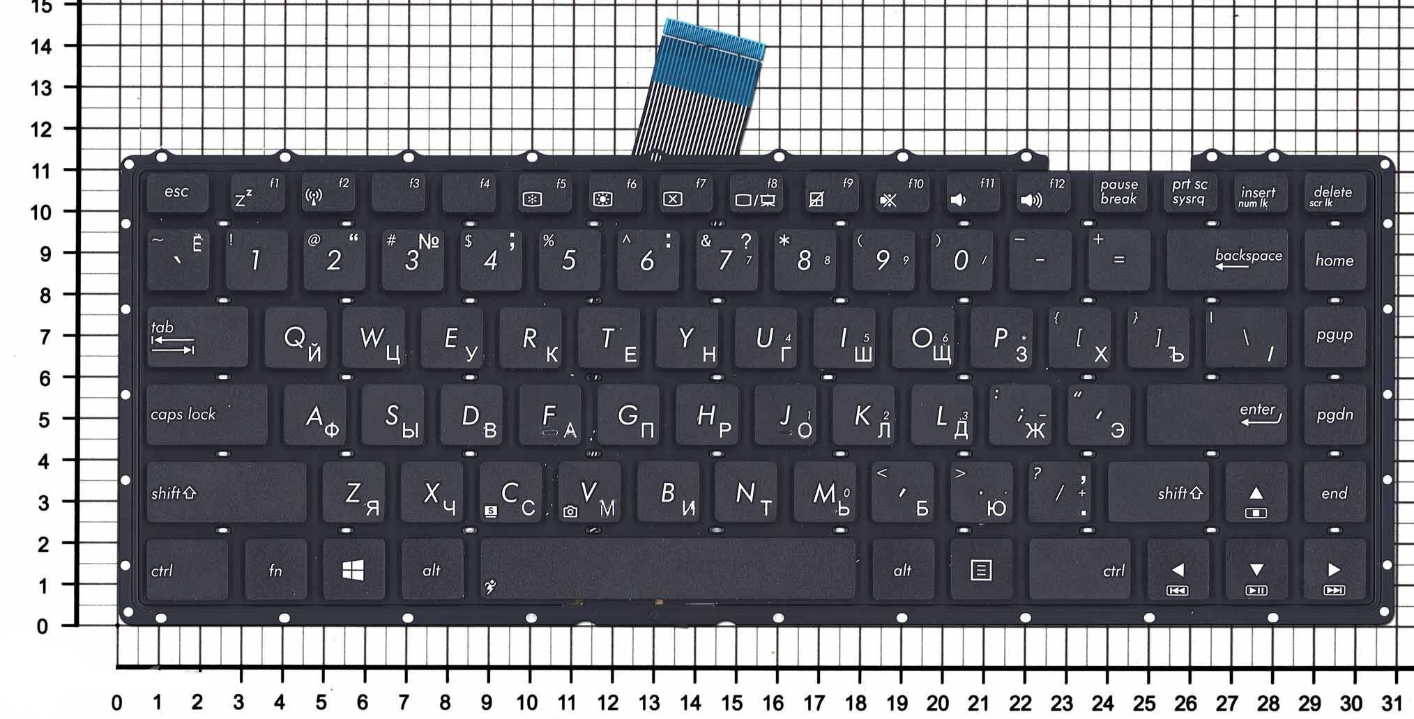 Клавиатура Asus F401U