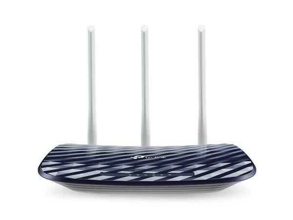 TP-LINK Беспроводной маршрутизатор TP-LINK Archer C20(RU) AC750 802.11aс 733Mbps 5 ГГц 2.4 ГГц 4xLAN черный