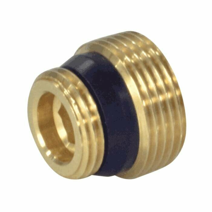 фото Переходник для узла нижнего подключения R483 1/2"x3/4" под евроконус Giacomini R483Y023