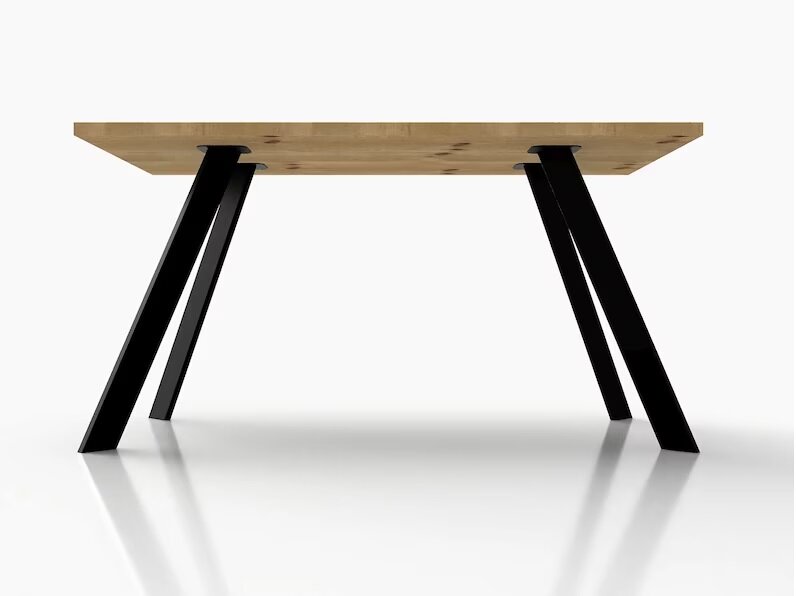 Обеденный прямоугольный универсальный стол в стиле Лофт Модель 36 - фотография № 5