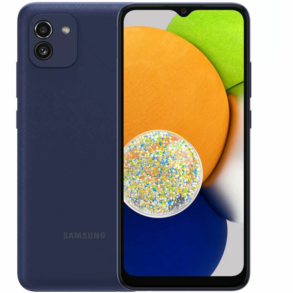 Смартфон Samsung Galaxy A03 SM-A035 3/32GB Blue