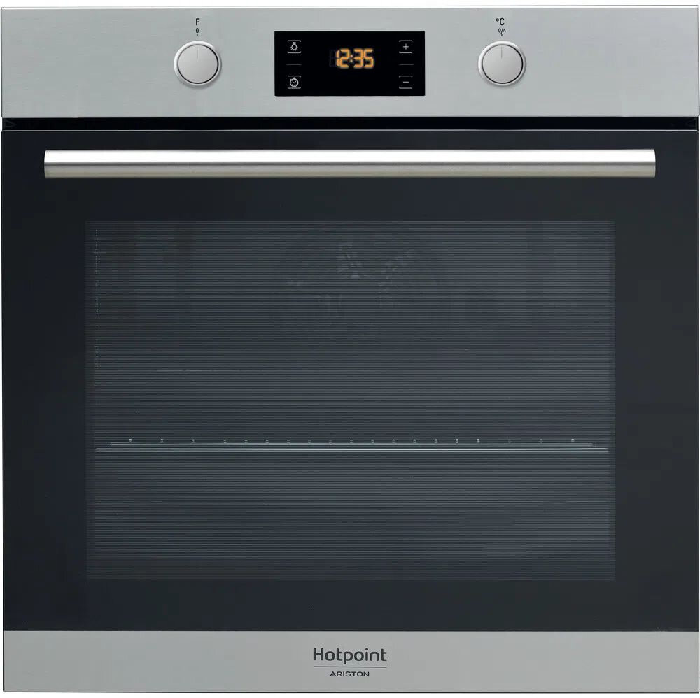 Духовой шкаф Hotpoint-Ariston FA2 841 JH IX HA, нержавеющая сталь/черный