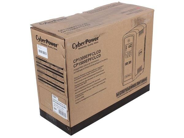 Интерактивный ИБП CyberPower CP1300EPFCLCD