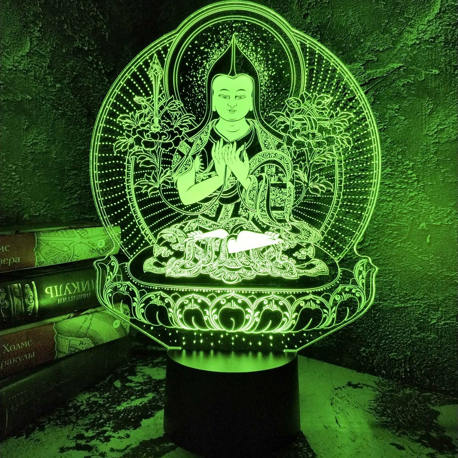 Ночник детский 3D Светильник Будда - фотография № 2
