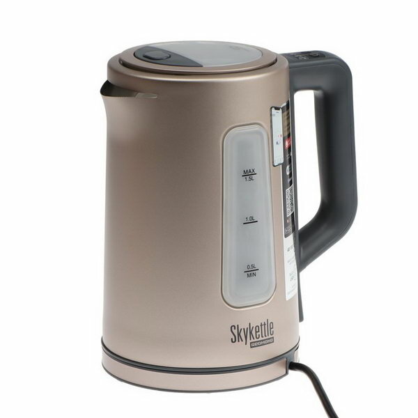 Чайник электрический SkyKettle RK-M139S, металл, 1.5 л, 2200 Вт, розовый