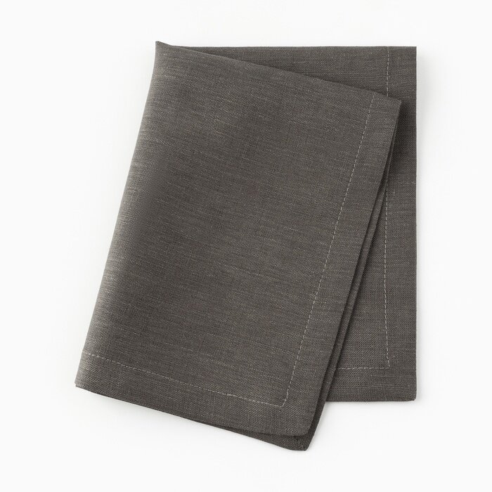 фото Салфетка Этель цвет серый, 30х40 см,100% лён 170 г/м2, 10337605