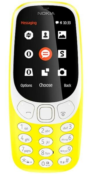 Телефон NOKIA 3310 Dual жёлтый