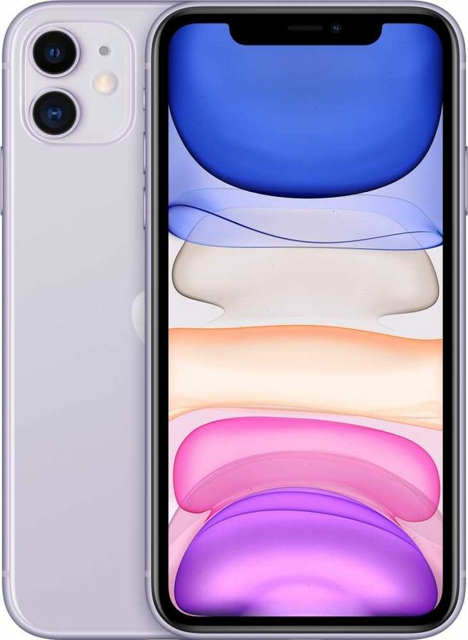 Смартфон Apple iPhone 11 128Gb, A2221, фиолетовый