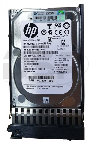   HP 605832-001 500Gb SAS 2,5" HDD