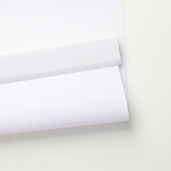 Штора рулонная «Механика», 100×180 см (с учётом креплений 3,5 см), цвет белый - фотография № 6