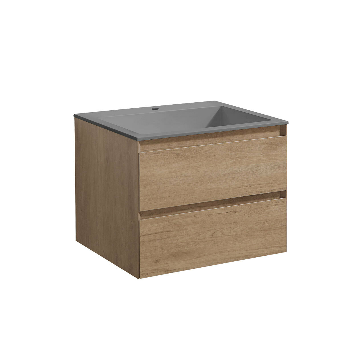 Тумба под раковину Vincea Luka 60 VMC-2L600NO N.Oak - фото №7