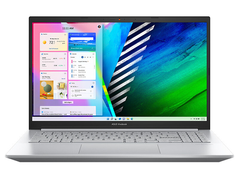 Ноутбук ASUS VivoBook Pro 15 OLED M3500QA-L1220W 90NB0US1-M002U0 (Английская раскладка клавиатуры) (AMD Ryzen 5 5600H 3.3GHz/8192Mb/512Gb SSD/No ODD/AMD Radeon Graphics/Wi-Fi/Cam/15.6/1920x1080/Windows 11 64-bit)