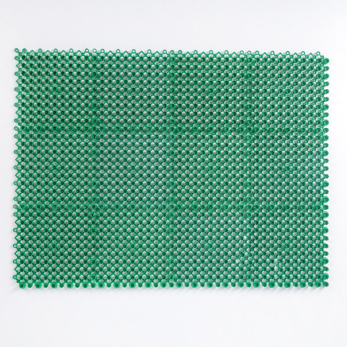Покрытие ковровое щетинистое «Травка-эконом», 36×48 см, цвет зелёный - фотография № 2