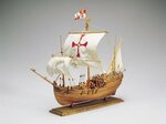 Набор для постройки модели корабля PINTA каравелла Колумба 1492 г. Масштаб 1:65 - изображение