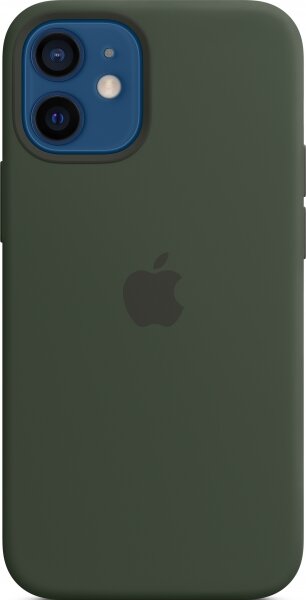 iPhone 12 mini Silicone Case with MagSafe - Cypress Green