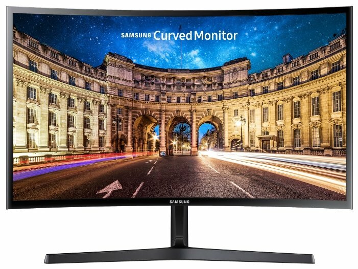 Samsung Монитор 23.5 Samsung C24F396FHI LC24F396FHIX/RU 1920x1080, черный (D-Sub, HDMI)