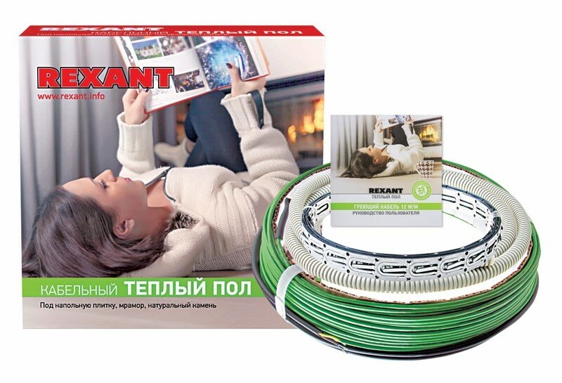 Rexant Теплый пол REXANT Slim RNB -30-370 (370Вт/30м/ S обогрева, м2: 2,0-3,0) (двухжильный)