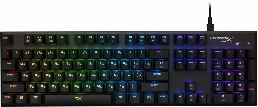 Клавиатура HYPERX Alloy FPS RGB, черный