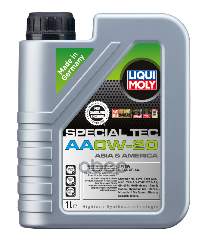 Liqui moly Масло Моторное Special Tec Aa 0w-20 Sn Plus + Rc Gf-5 (1л)